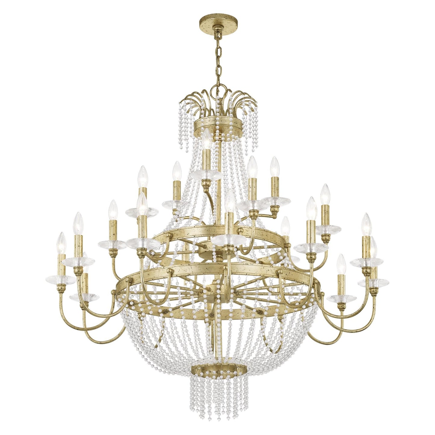 Livex Lighting Valentina 42 Inch 21 Light Chandelier Cp77841