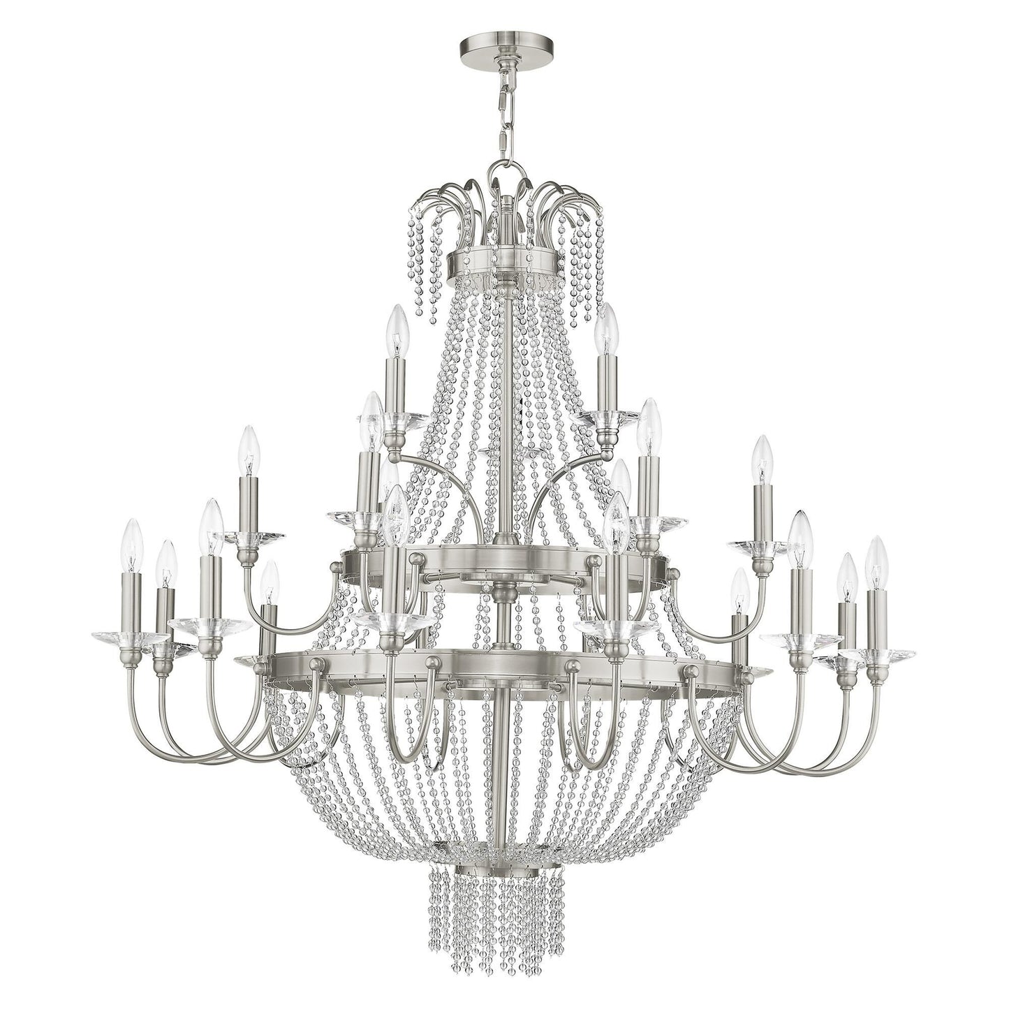 Livex Lighting Valentina 42 Inch 21 Light Chandelier Cp77841