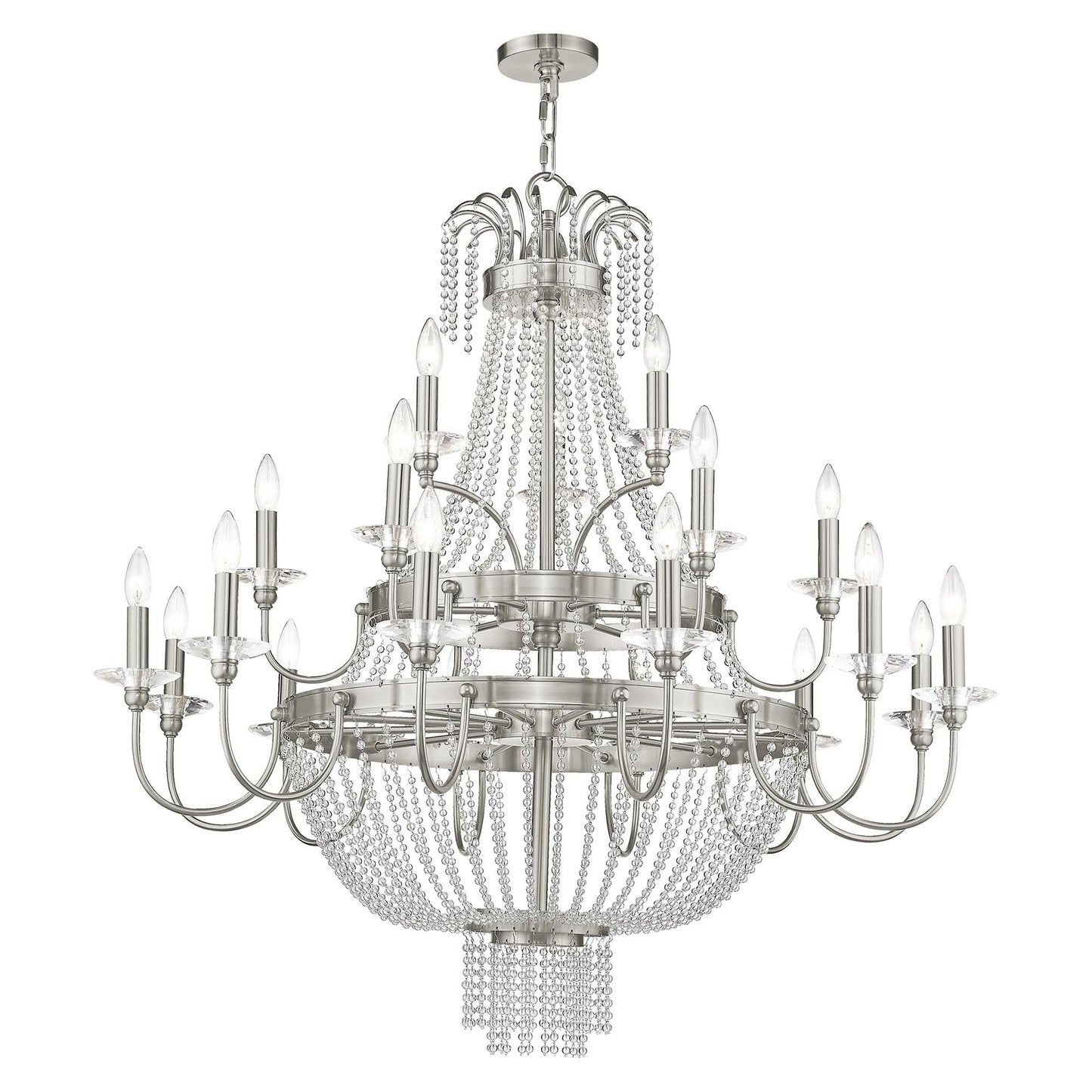 Livex Lighting Valentina 42 Inch 21 Light Chandelier Cp77841