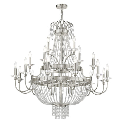 Livex Lighting Valentina 42 Inch 21 Light Chandelier Cp77841