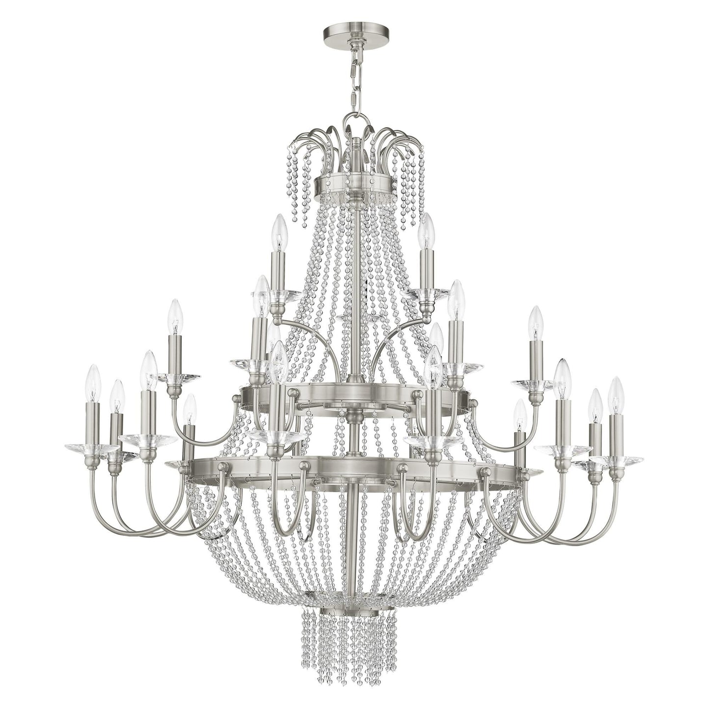 Livex Lighting Valentina 42 Inch 21 Light Chandelier Cp77841