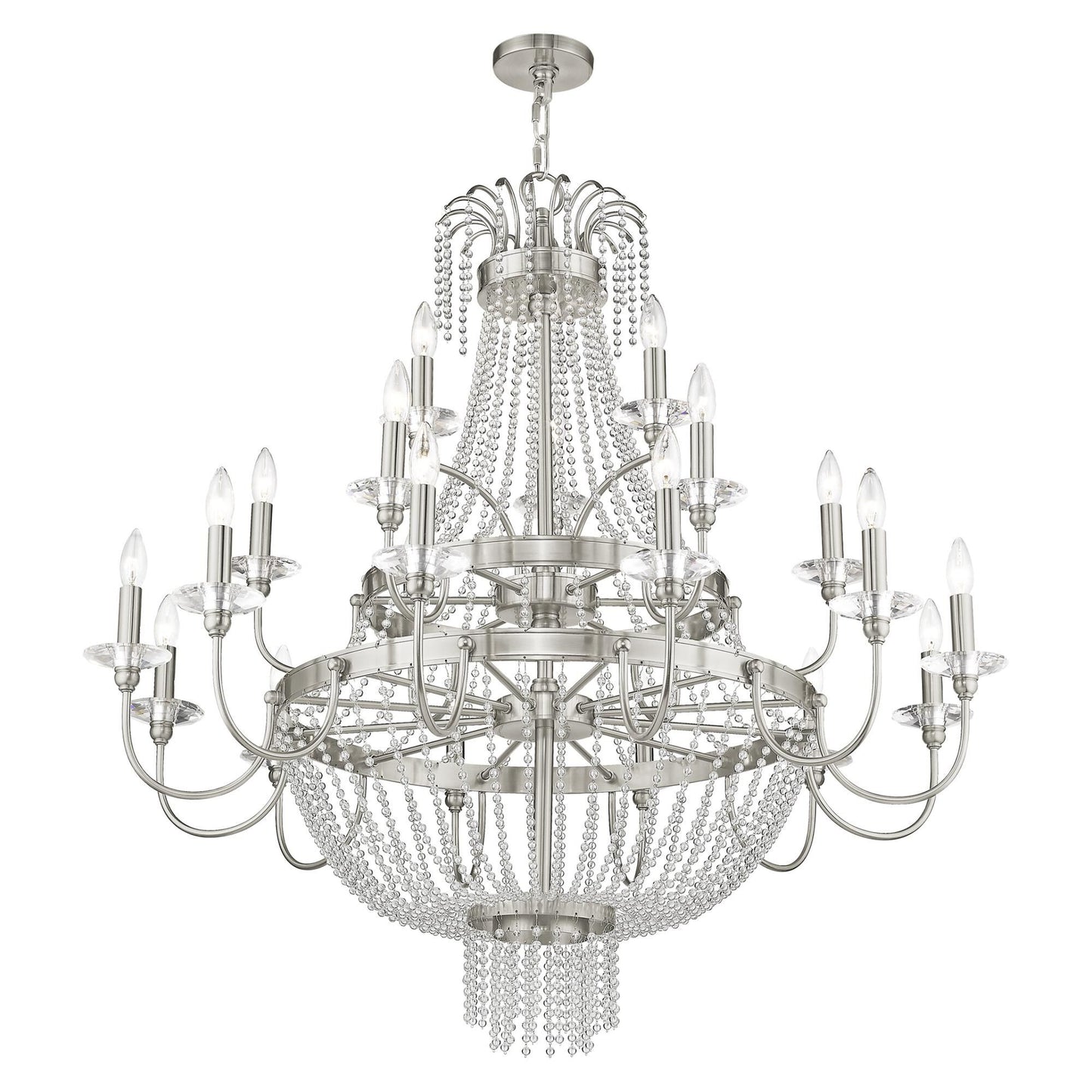 Livex Lighting Valentina 42 Inch 21 Light Chandelier Cp77841