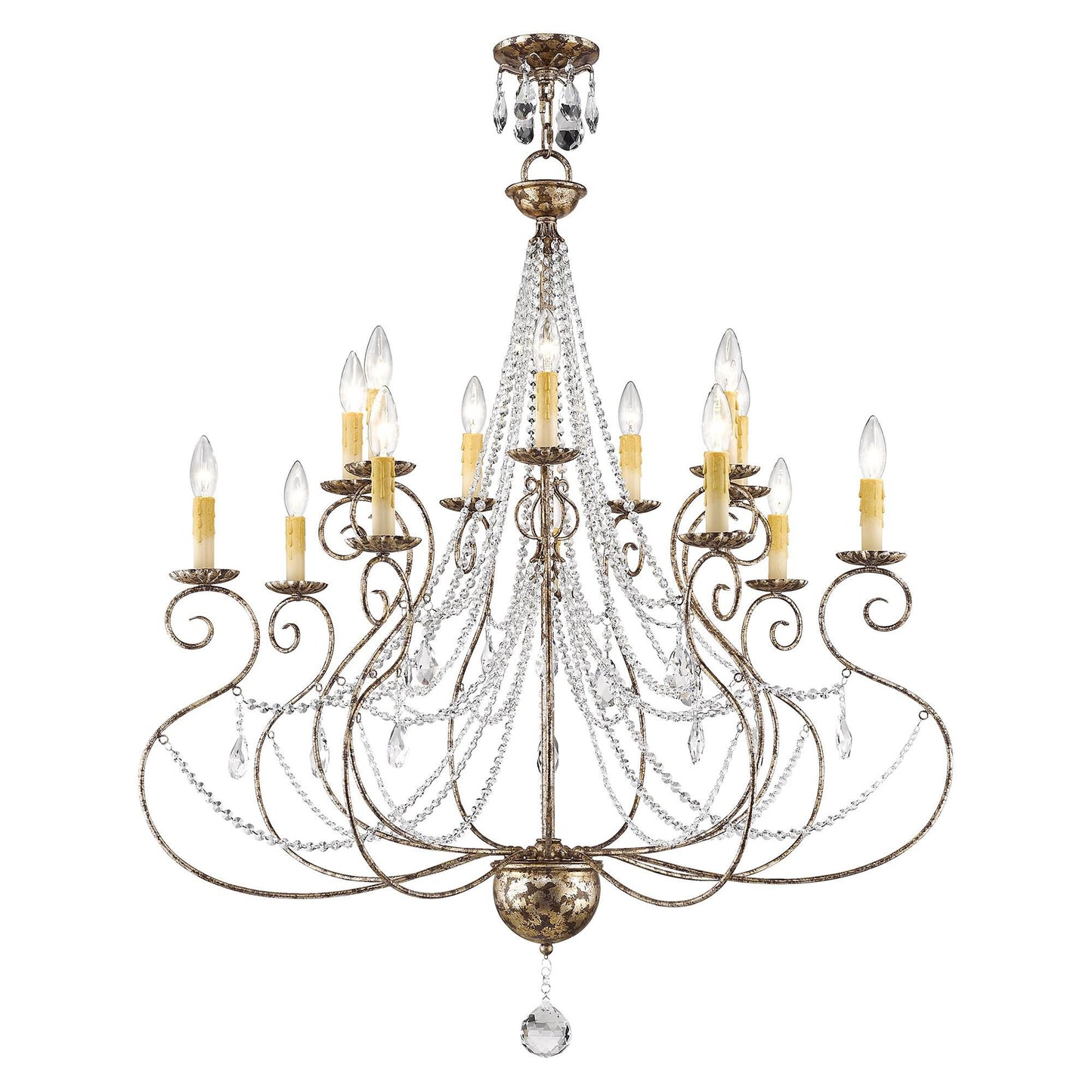 Livex Lighting Isabella 36 Inch 14 Light Chandelier Cp77871