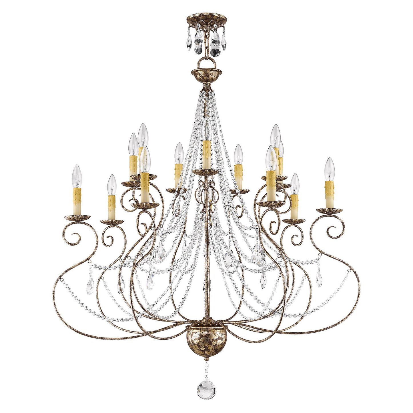 Livex Lighting Isabella 36 Inch 14 Light Chandelier Cp77871