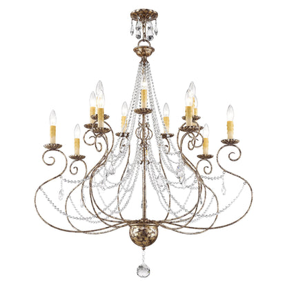 Livex Lighting Isabella 36 Inch 14 Light Chandelier Cp77871