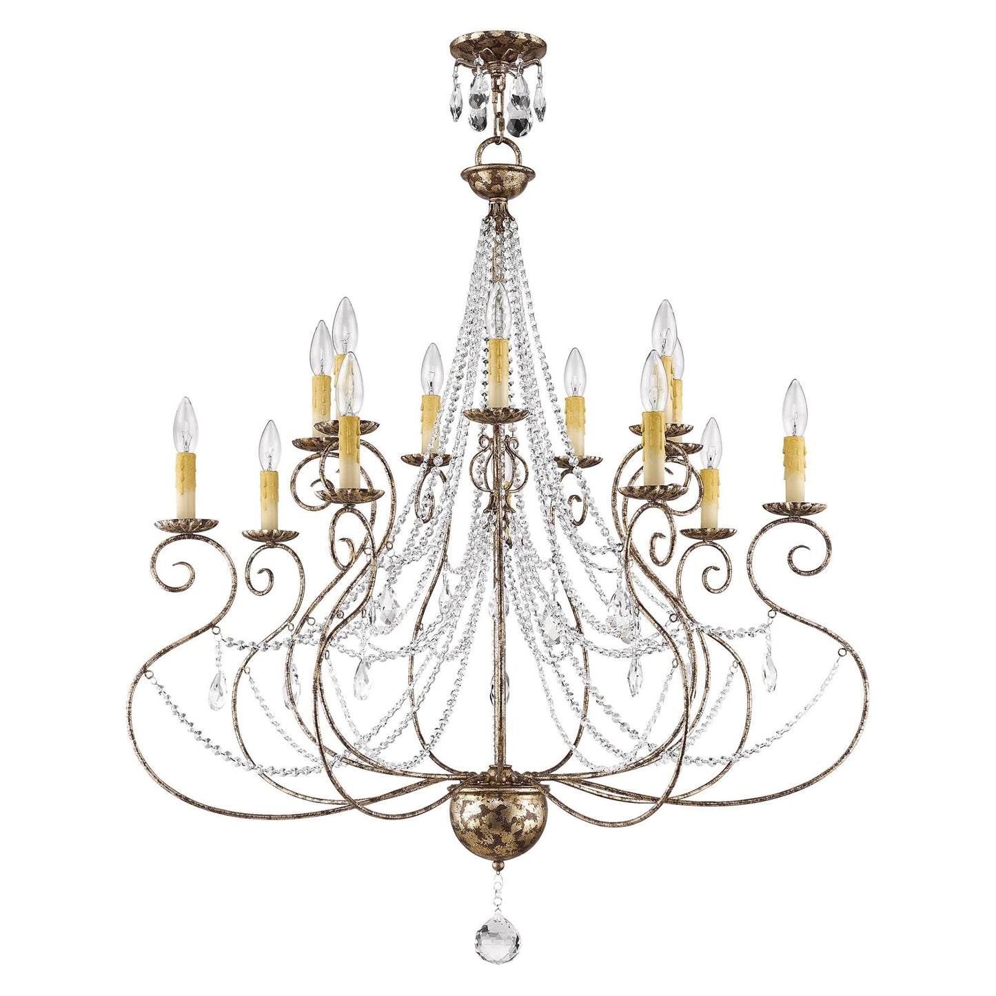 Livex Lighting Isabella 36 Inch 14 Light Chandelier Cp77871