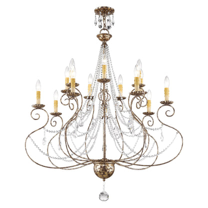 Livex Lighting Isabella 36 Inch 14 Light Chandelier Cp77871