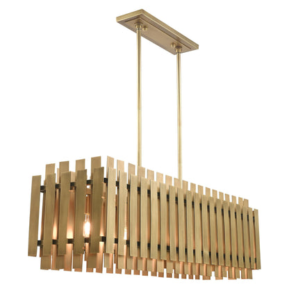 Livex Lighting Greenwich 42 Inch 5 Light Linear Suspension Light Cp380027