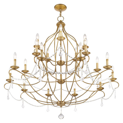 Livex Lighting Chesterfield 46 Inch 30 Light Chandelier Cp90304