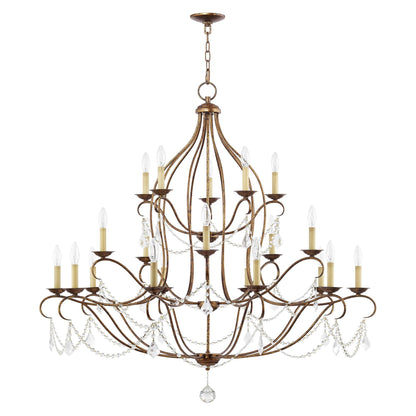 Livex Lighting Chesterfield 46 Inch 30 Light Chandelier Cp90304