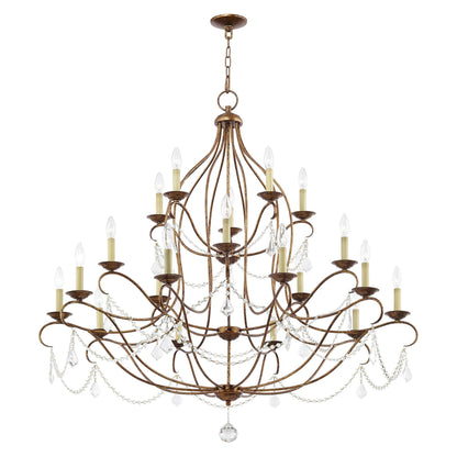 Livex Lighting Chesterfield 46 Inch 30 Light Chandelier Cp90304