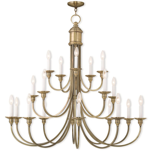 Livex Lighting Cranford 42 Inch 20 Light Chandelier Cp77181