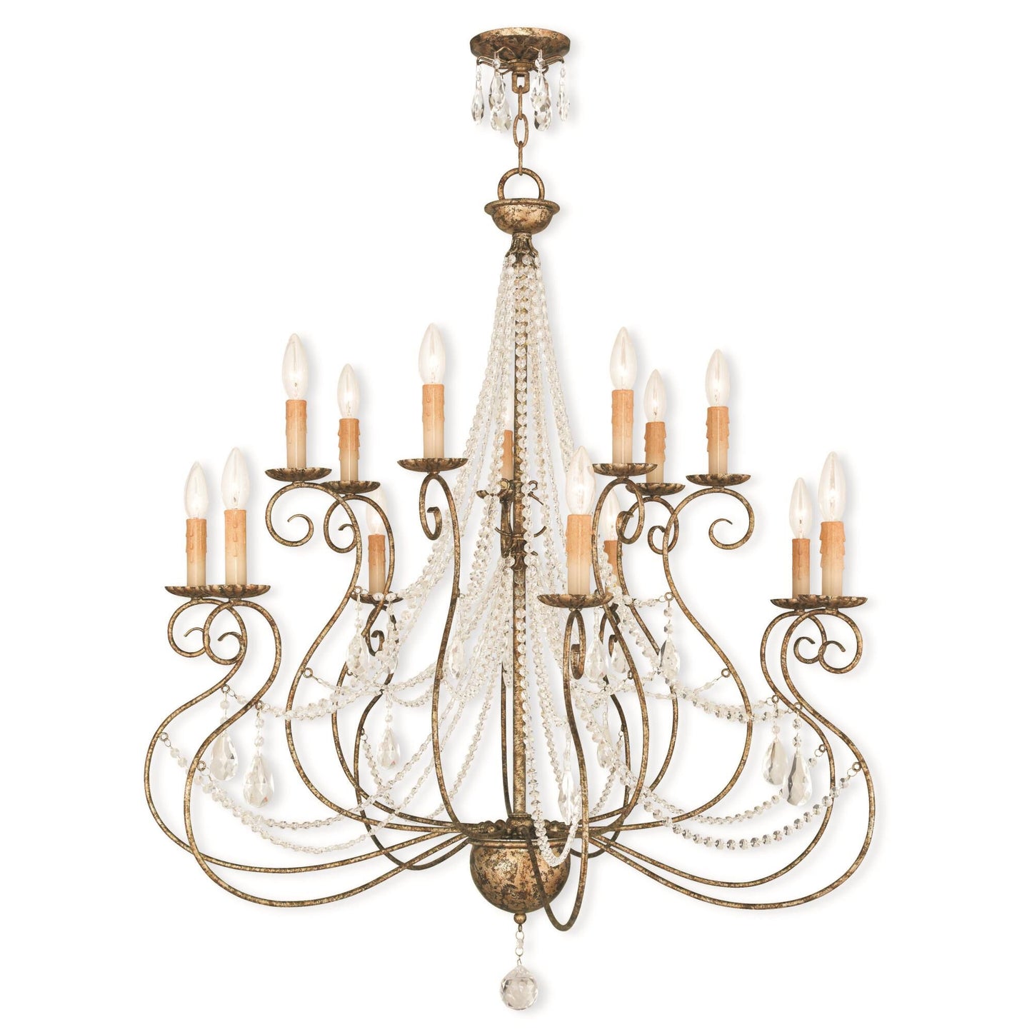 Livex Lighting Isabella 36 Inch 14 Light Chandelier Cp77871