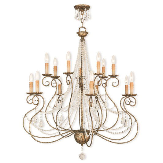 Livex Lighting Isabella 36 Inch 14 Light Chandelier Cp77871