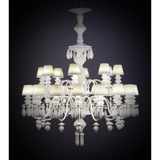 Lladro Belle De Nuit 39 Inch 24 Light Led Chandelier Cp297