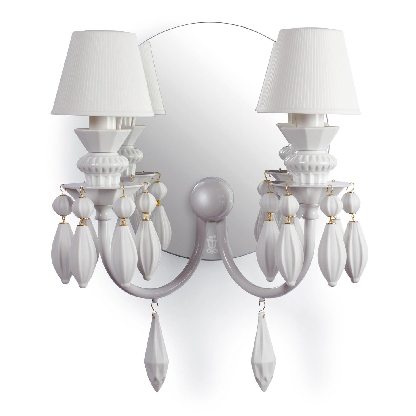 Lladro Belle De Nuit 13 Inch Led Wall Sconce Cp298