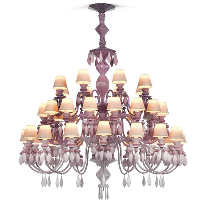 Lladro Belle De Nuit 49 Inch 40 Light Led Chandelier Cp316