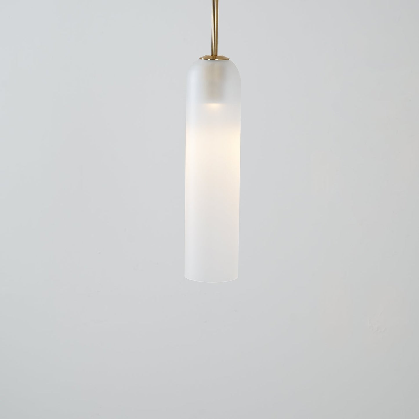 Long Tube Glass Pendant Light