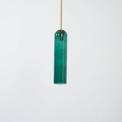 Long Tube Glass Pendant Light