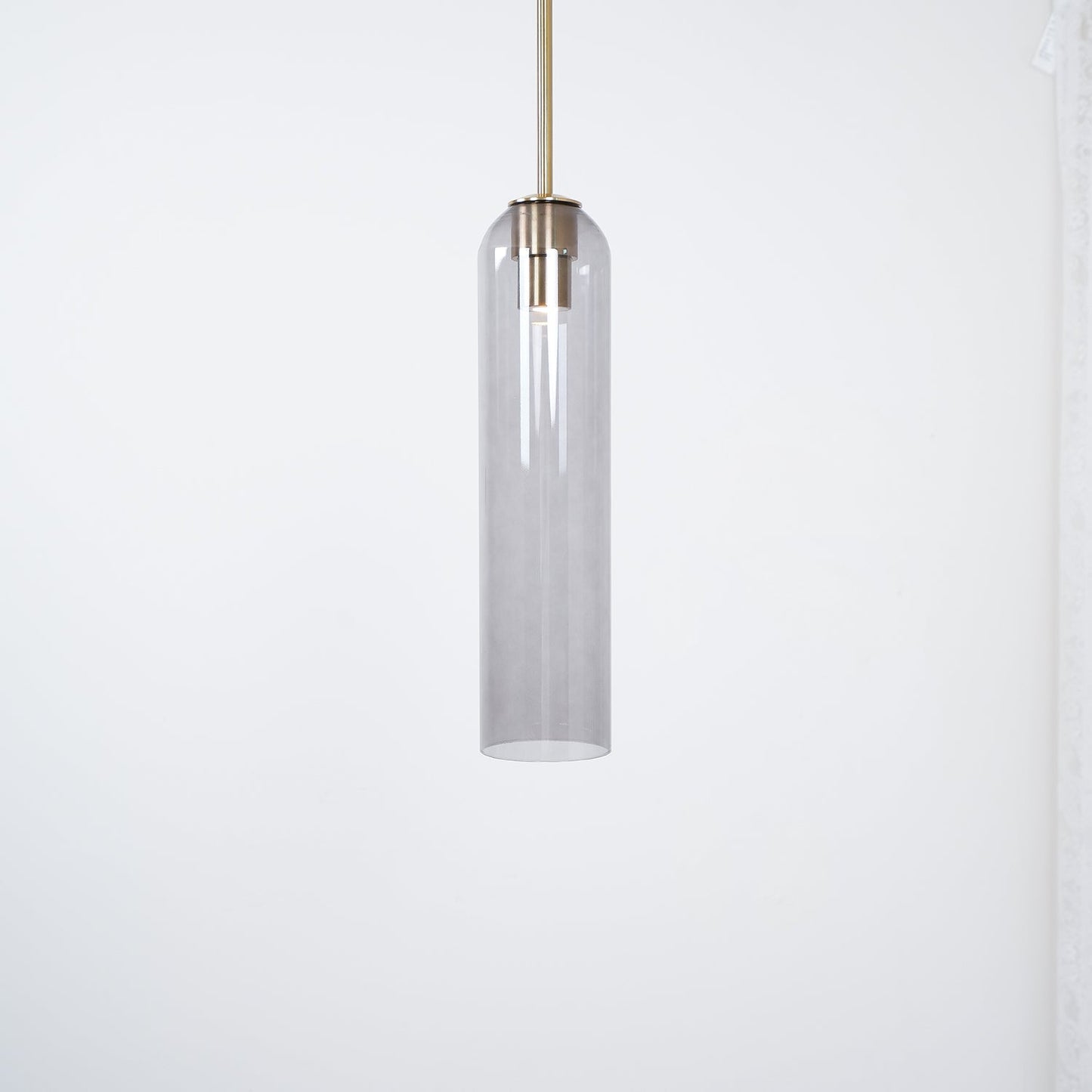 Long Tube Glass Pendant Light