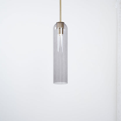 Long Tube Glass Pendant Light