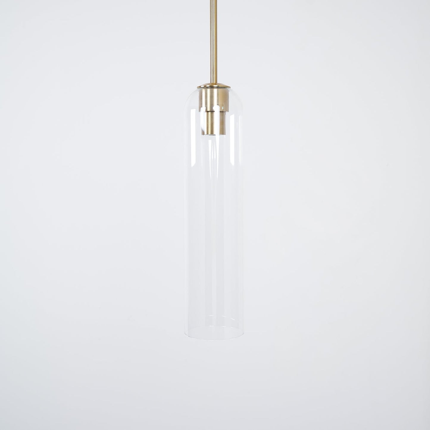 Long Tube Glass Pendant Light