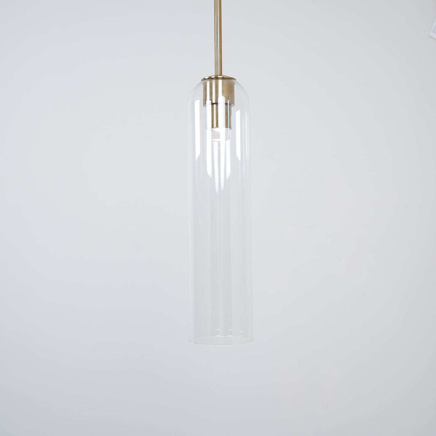 Long Tube Glass Pendant Light