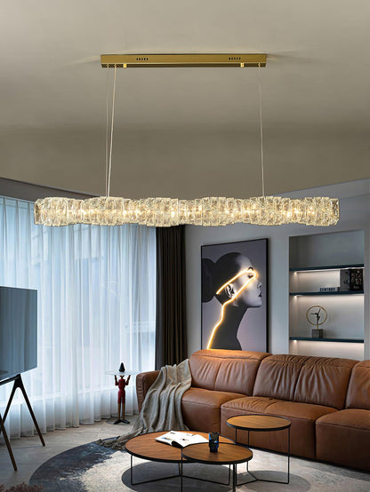 Long Crystal Pendant Lamp