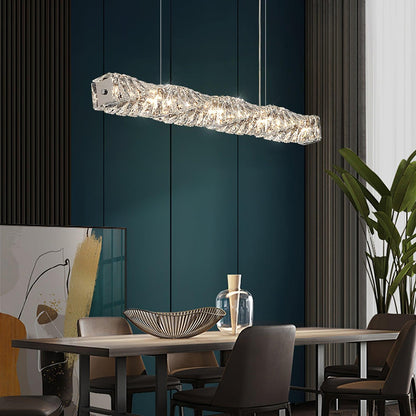 Long Crystal Pendant Lamp