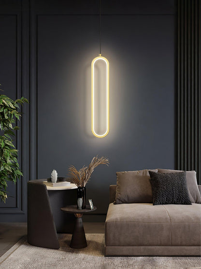 Long Oval LED Droplight Pendant Lamp