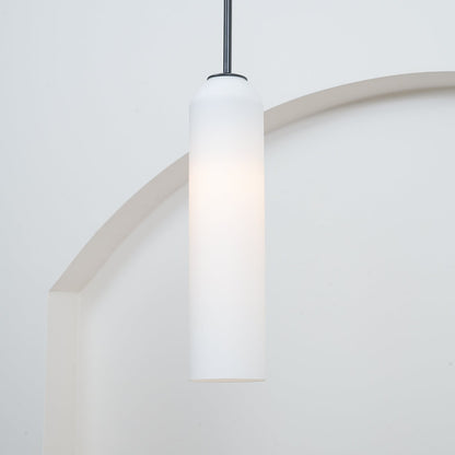 Long Tube Glass Pendant Light