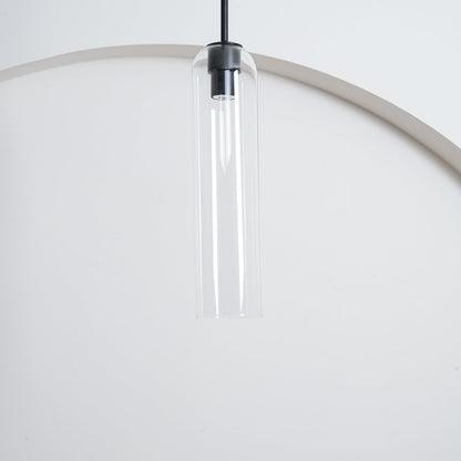 Long Tube Glass Pendant Light