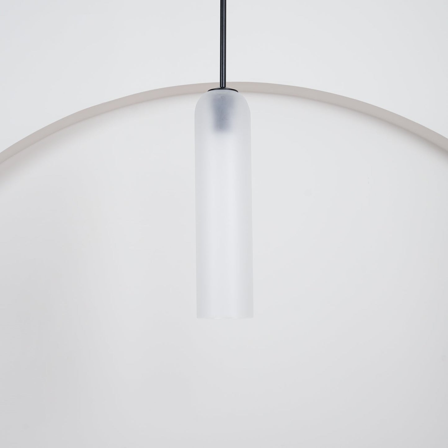 Long Tube Glass Pendant Light