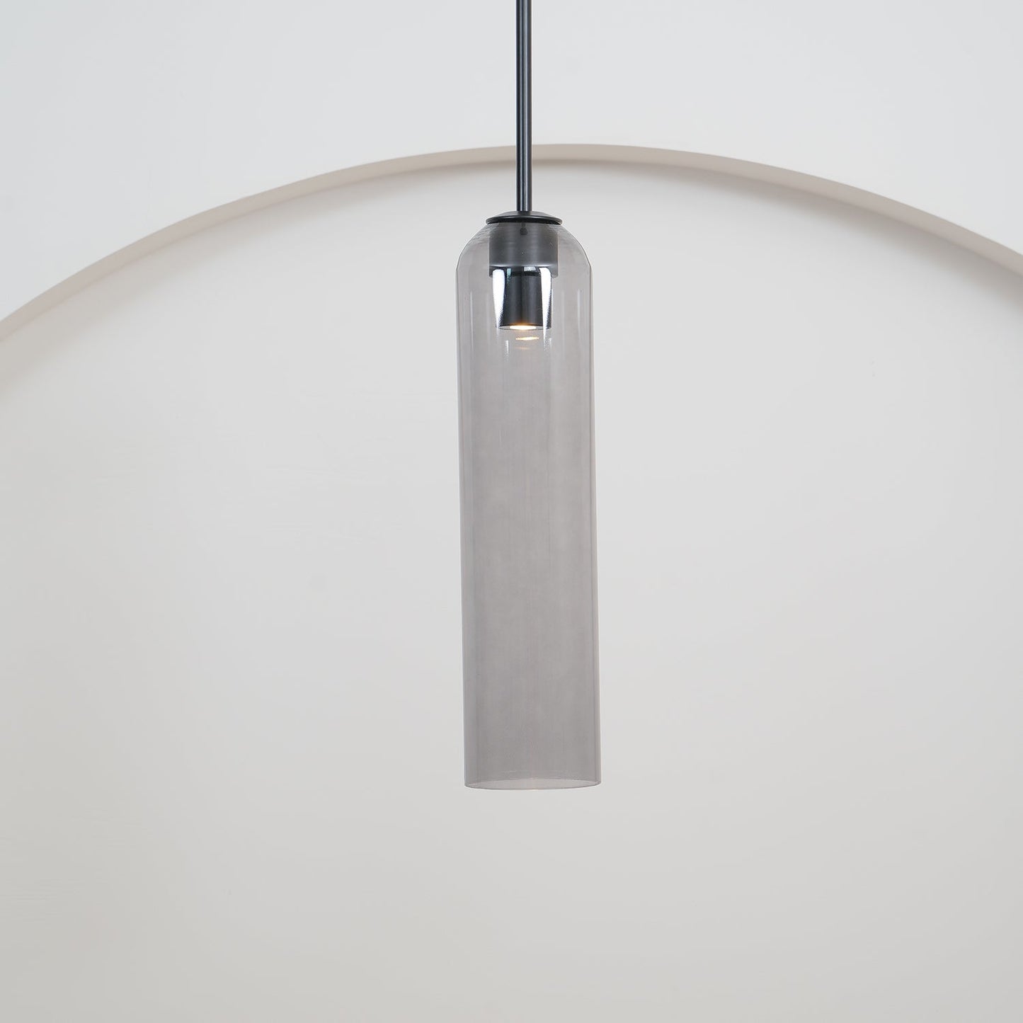 Long Tube Glass Pendant Light