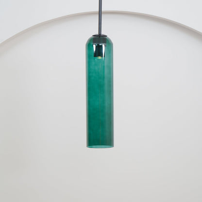 Long Tube Glass Pendant Light