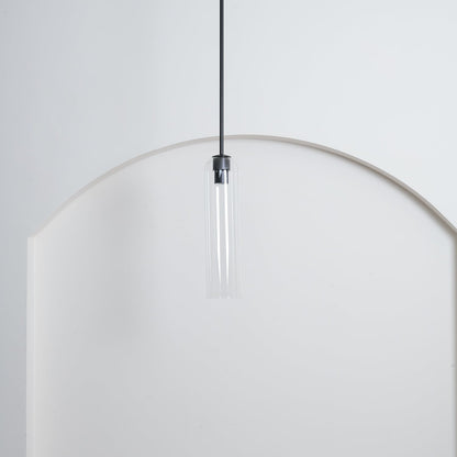 Long Tube Glass Pendant Light