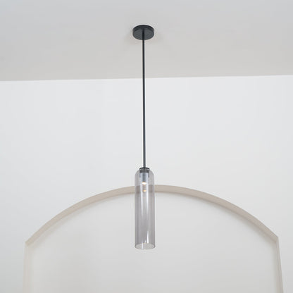 Long Tube Glass Pendant Light