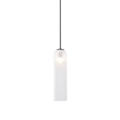 Long Tube Glass Pendant Light