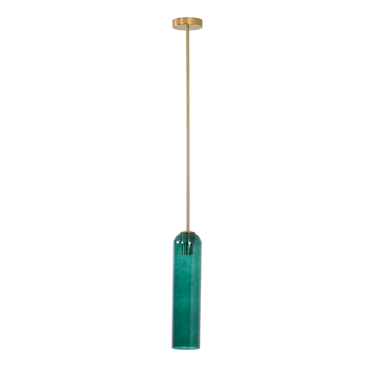 Long Tube Glass Pendant Light