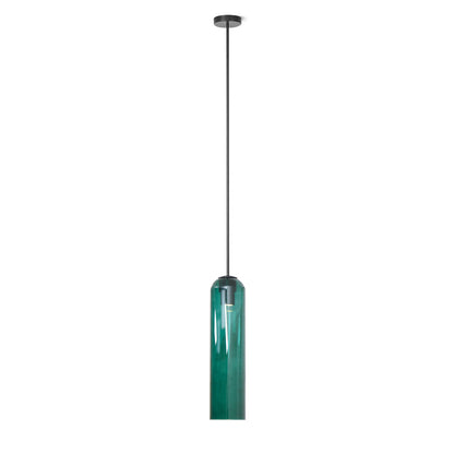 Long Tube Glass Pendant Light