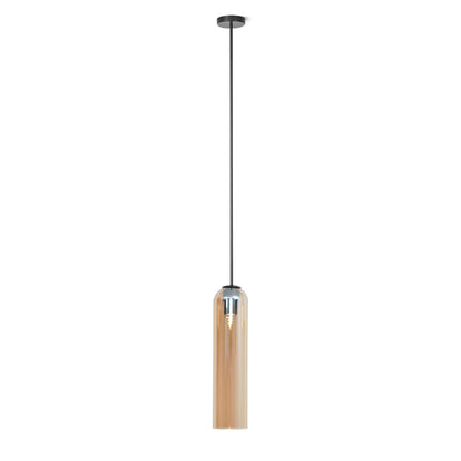 Long Tube Glass Pendant Light