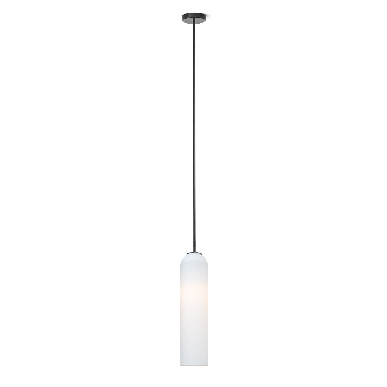 Long Tube Glass Pendant Light