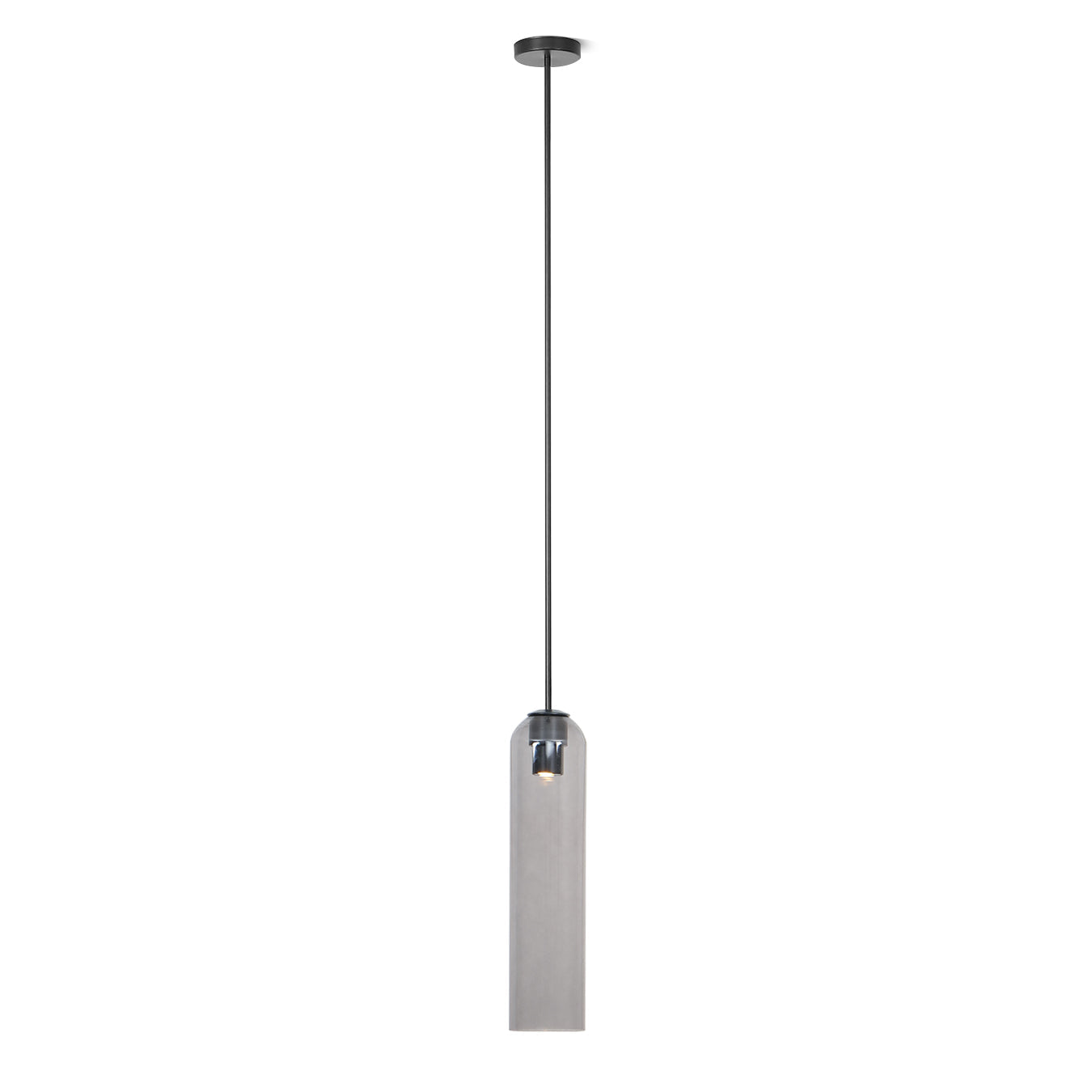 Long Tube Glass Pendant Light