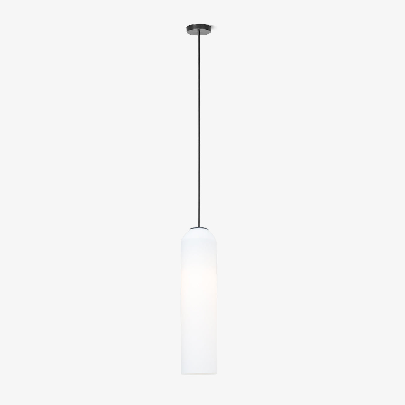 Long Tube Glass Pendant Light