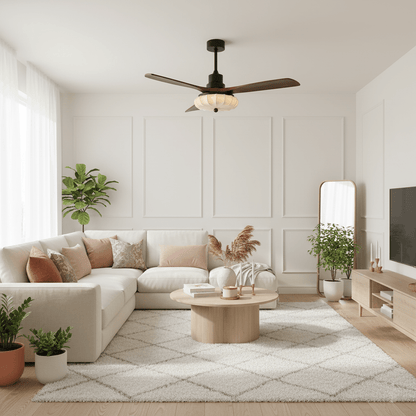 Lotus Bloom Ceiling Fan Light