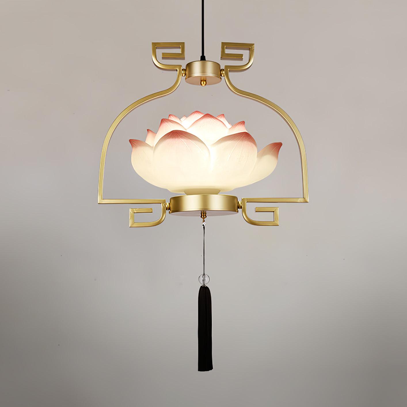 Lotus Bloom Crown Chandelier