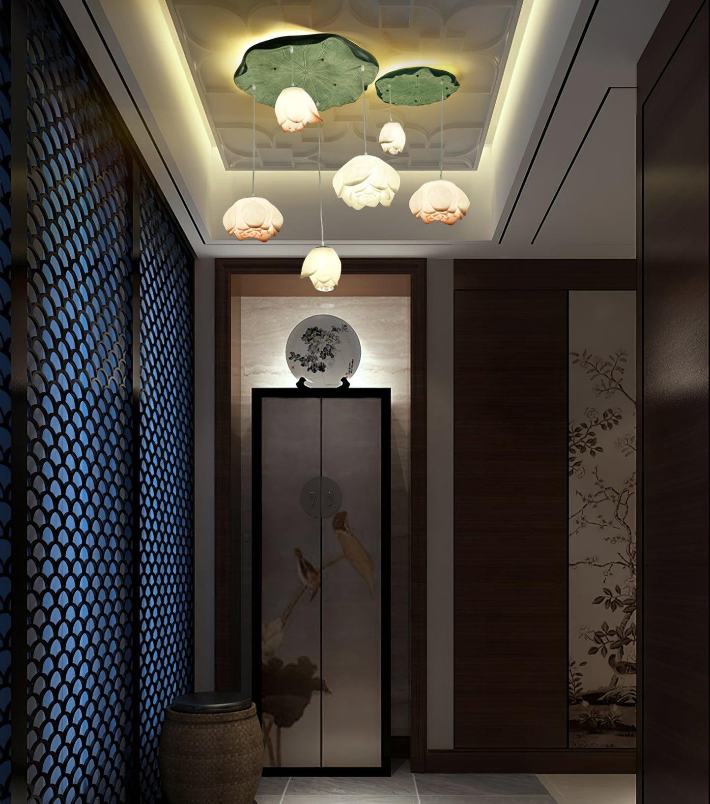 Lotus Pendant light Chandelier