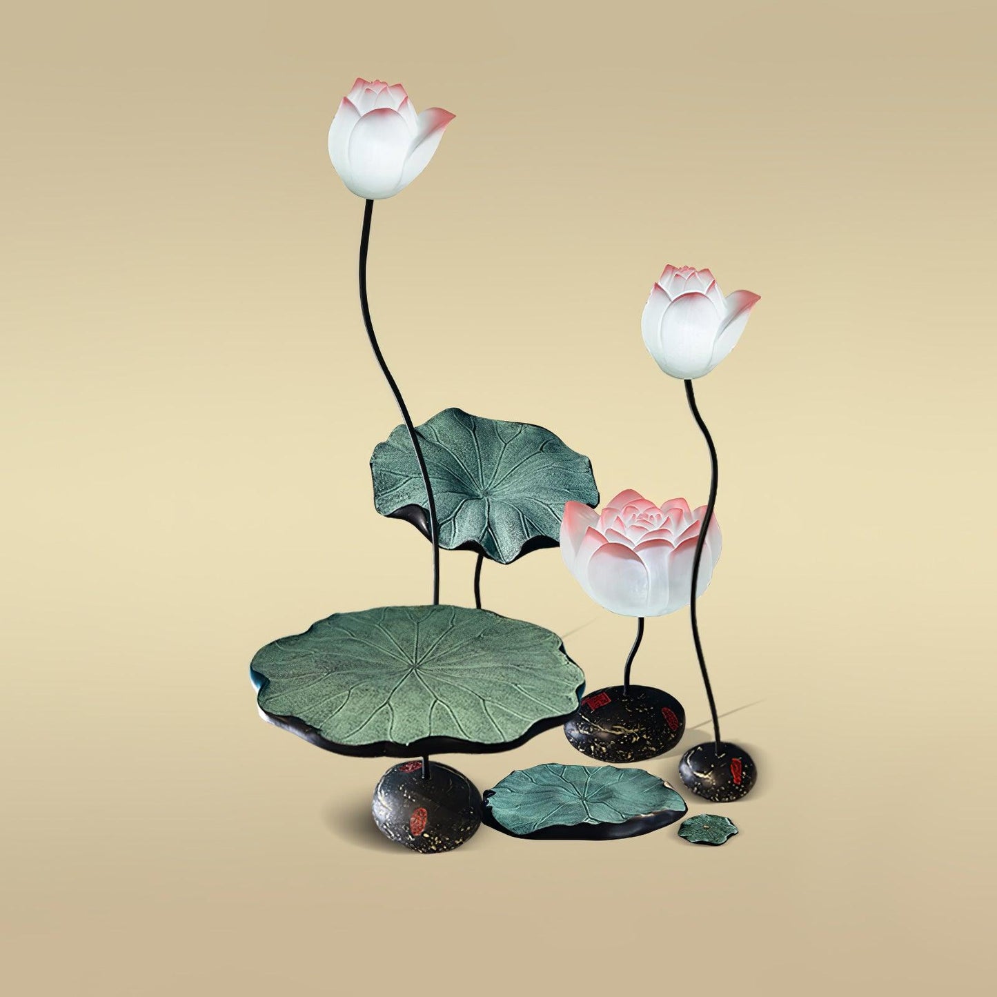 Lotus Tall Lamp Floor Lamp