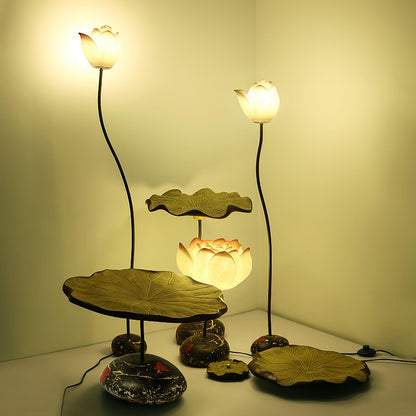 Lotus Tall Lamp Floor Lamp