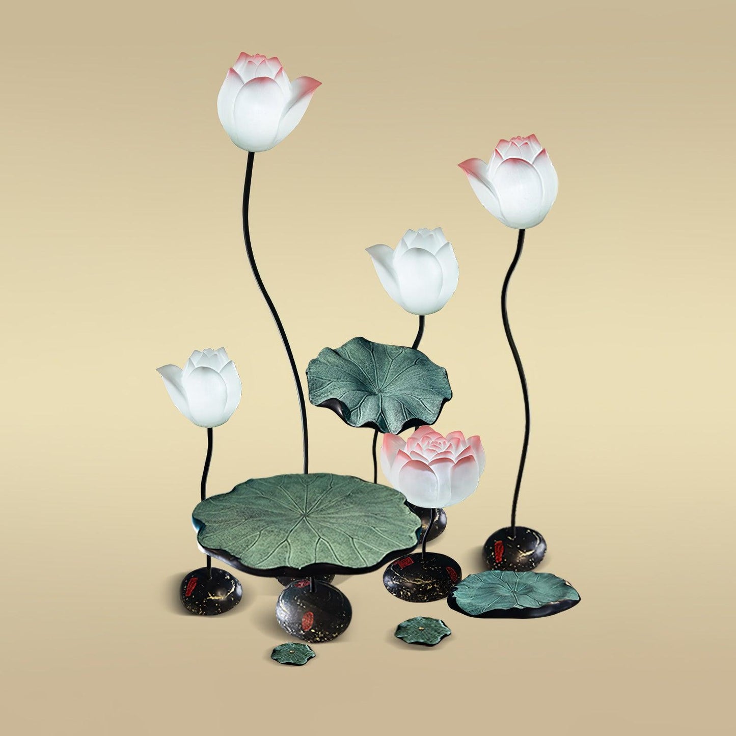 Lotus Tall Lamp Floor Lamp